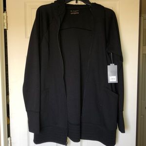 Tek Gear long black zip jacket